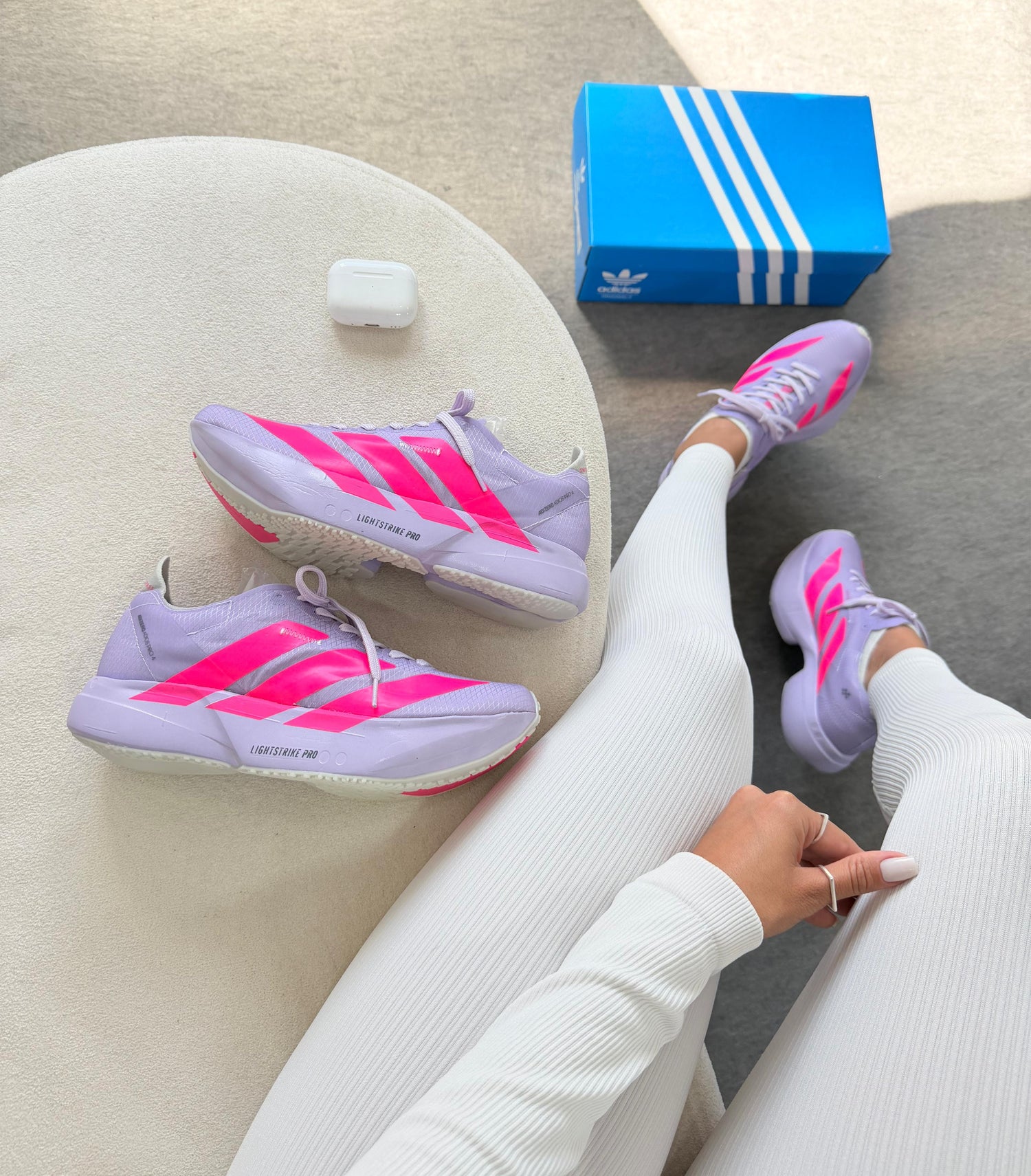 Adizero Adios Pro 4 Importado Lilás/Pink