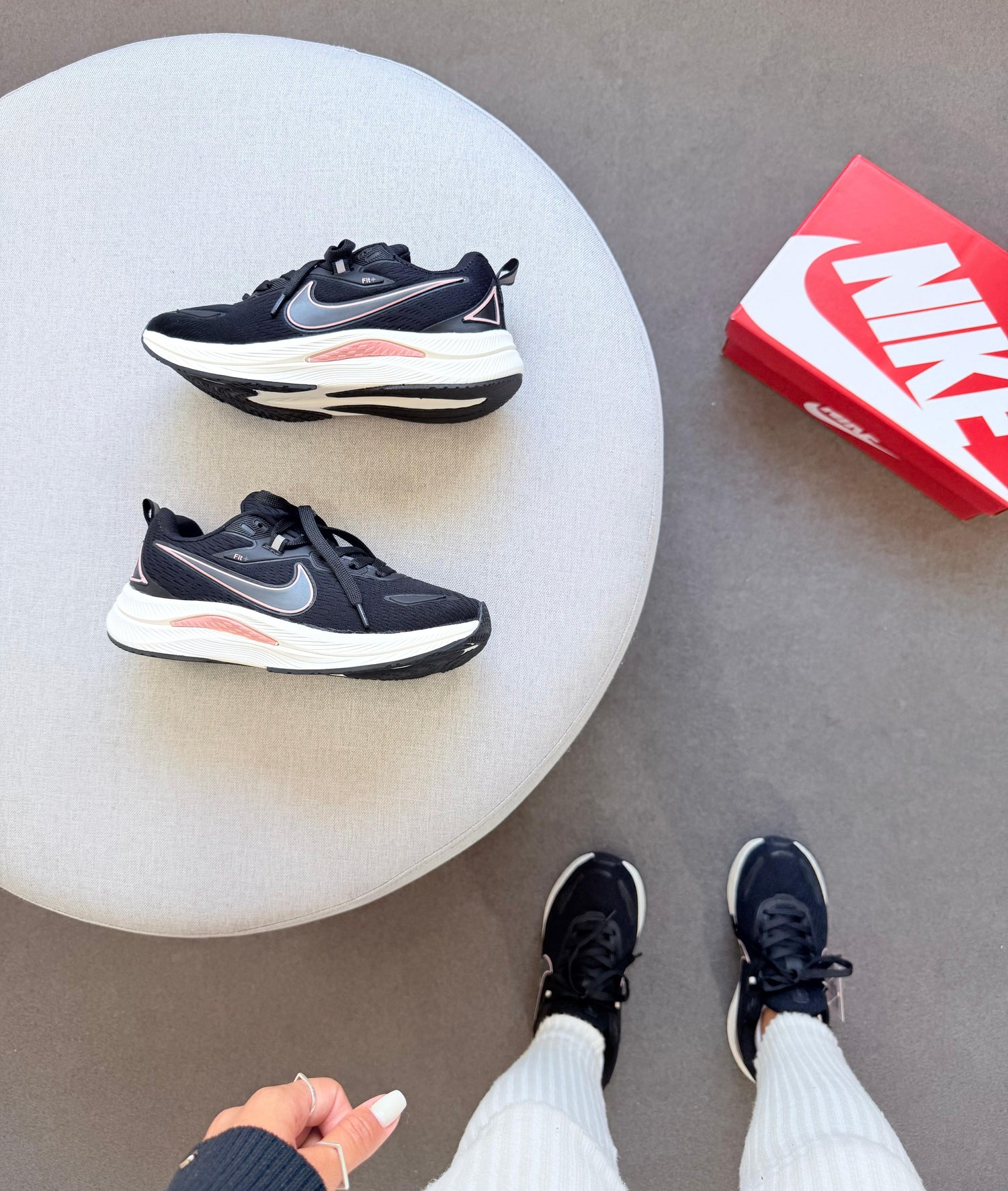 Nike Running EST1972 Preto/Rosa