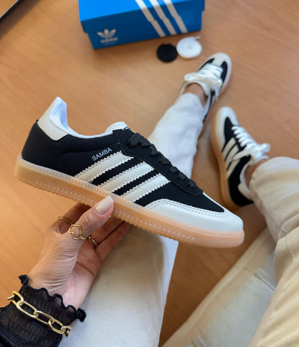 Samba OG Sintético Preto/Bege