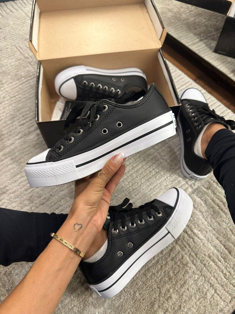 All Star Plataforma Prime Preto