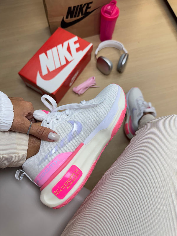 Nike Invincible Run 1ª Linha Branco/Pink