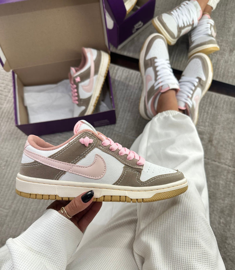 Dunk Low Pro Rosa BB camurça