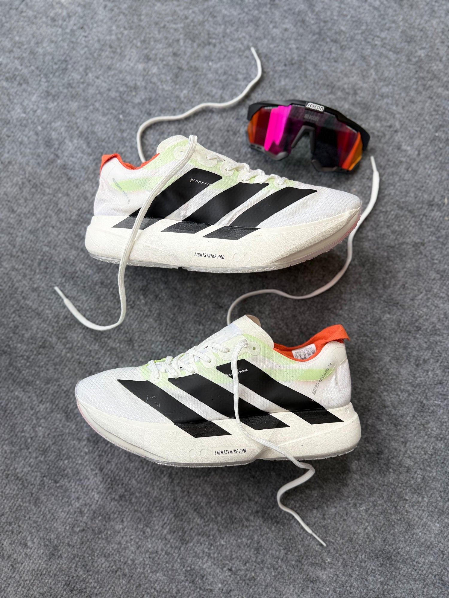 Adizero Adios Pro 4 Importado Branco/Pt/Laranja