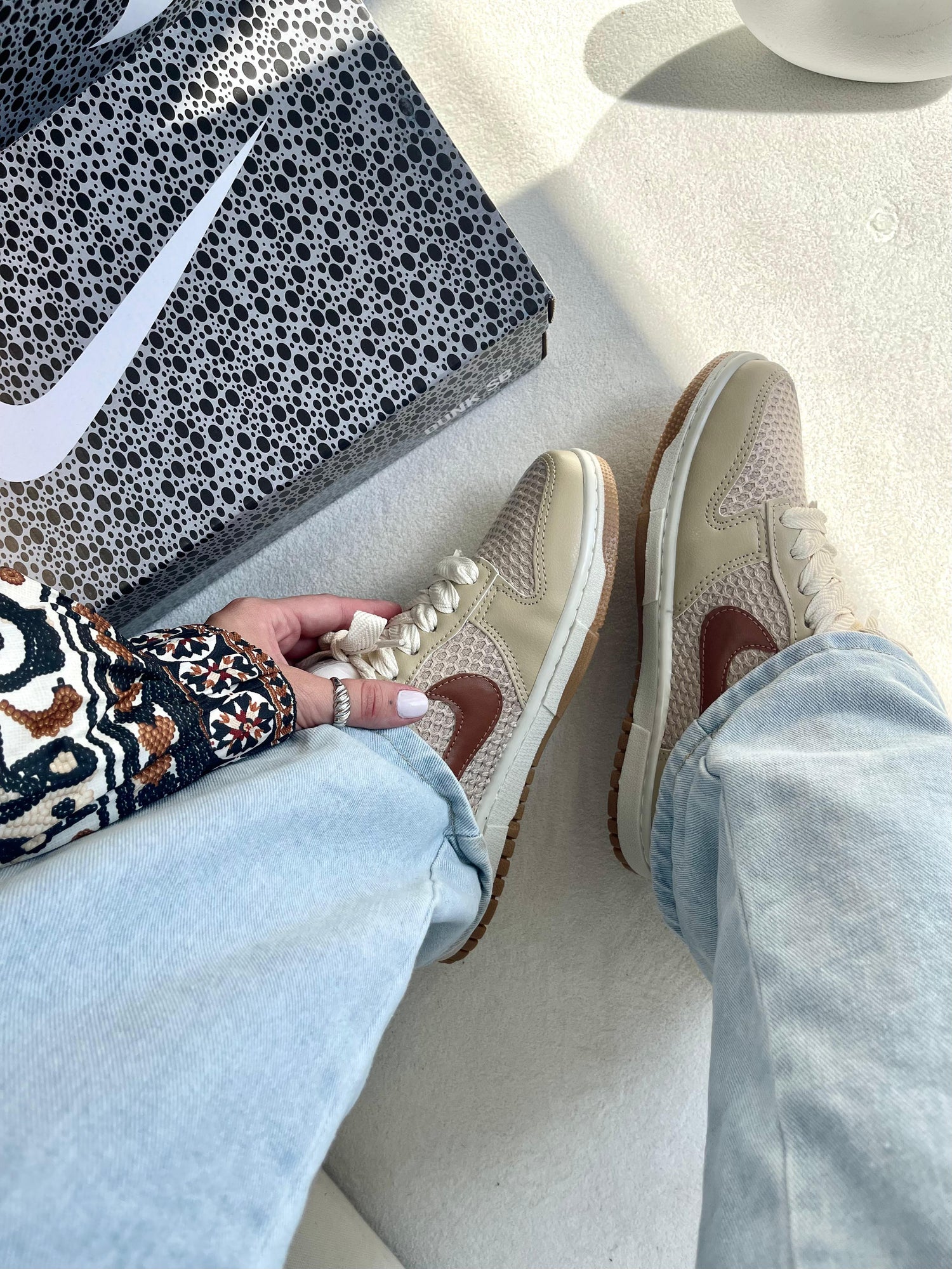 Nike SB Dunk Low Boho NH2600 Bege/Bordô