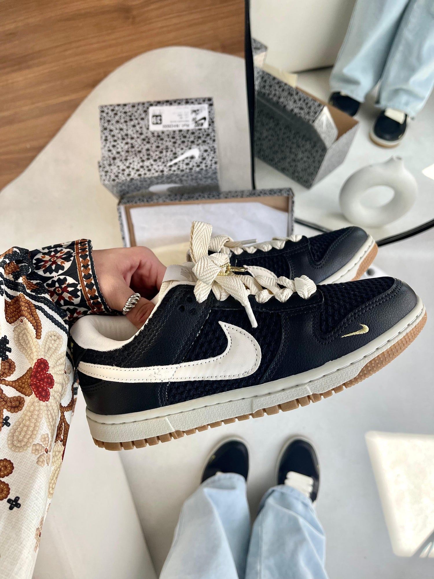 Nike SB Dunk Low Boho NH2600 Preto/Off