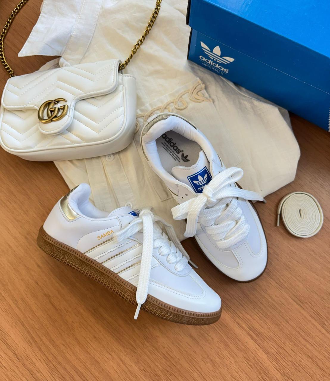 Samba OG Branco/Ouro