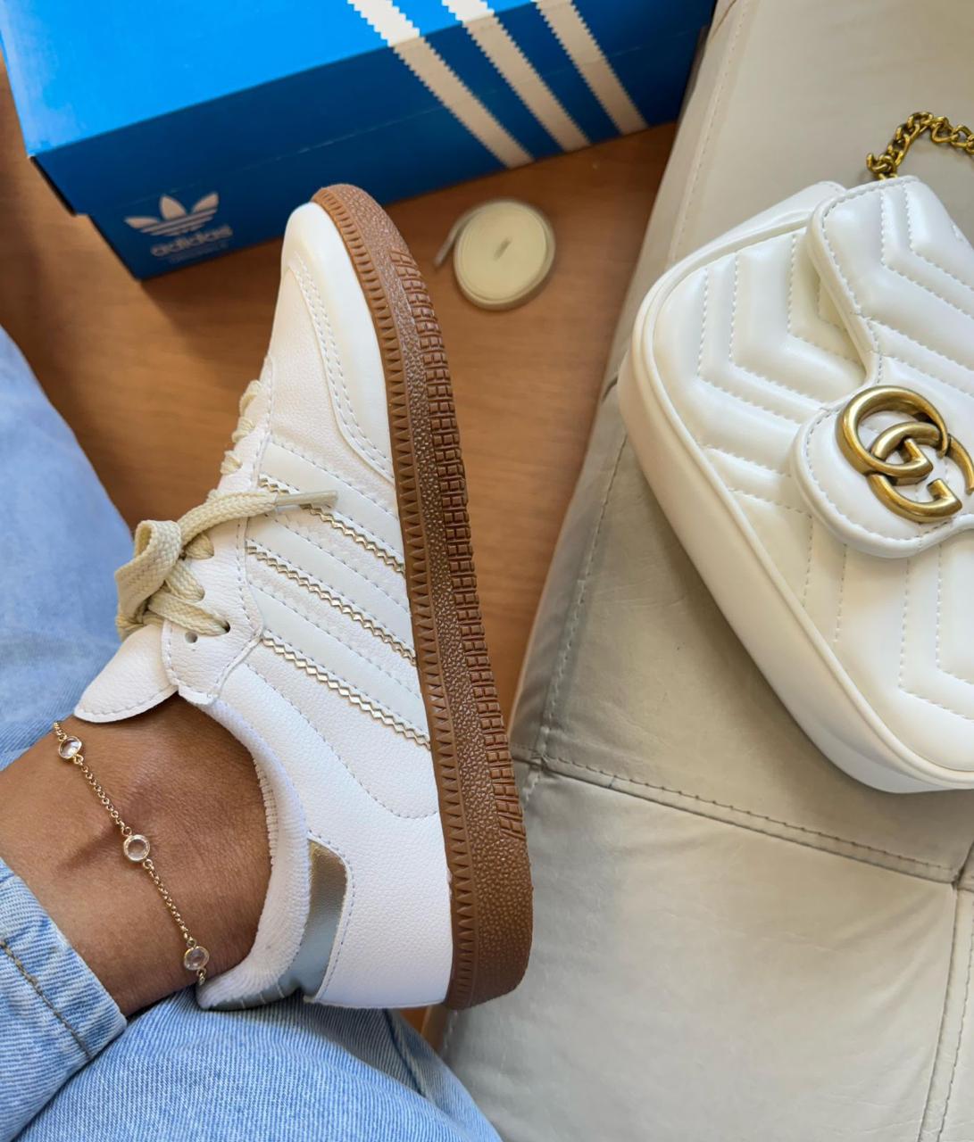 Samba OG Branco/Ouro