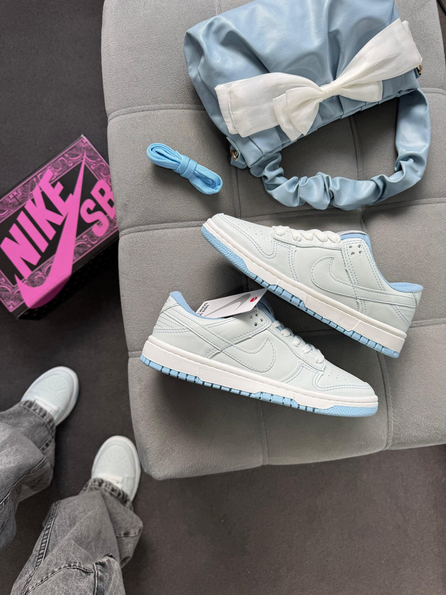 Dunk Low pro Luxo Glass 🩵