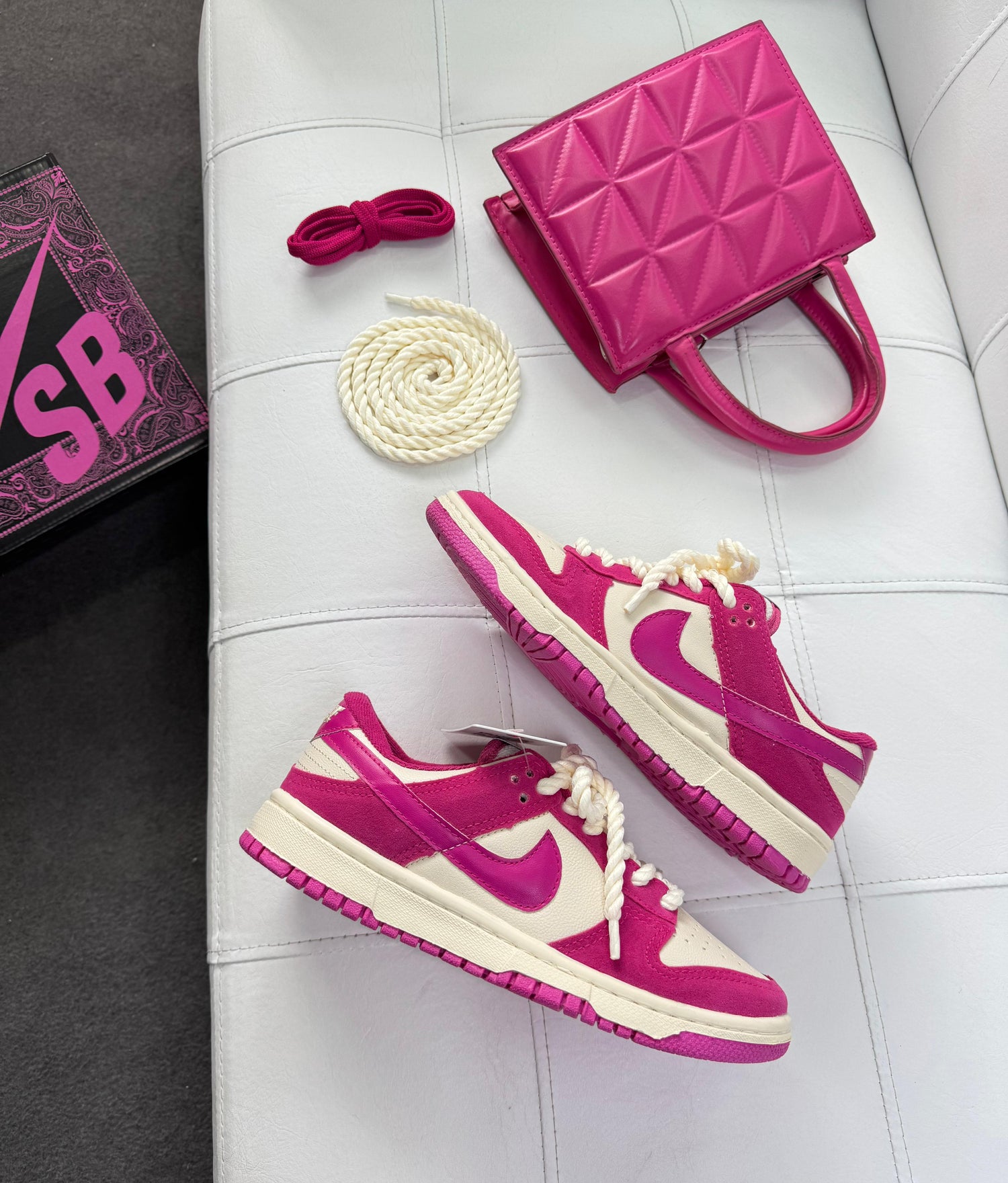 Dunk Low Luxo Off-white/Pink
