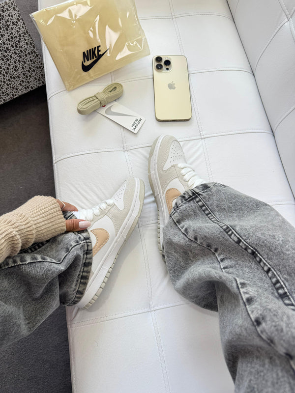 Dunk Low Luxo Branco/Bege/glitter