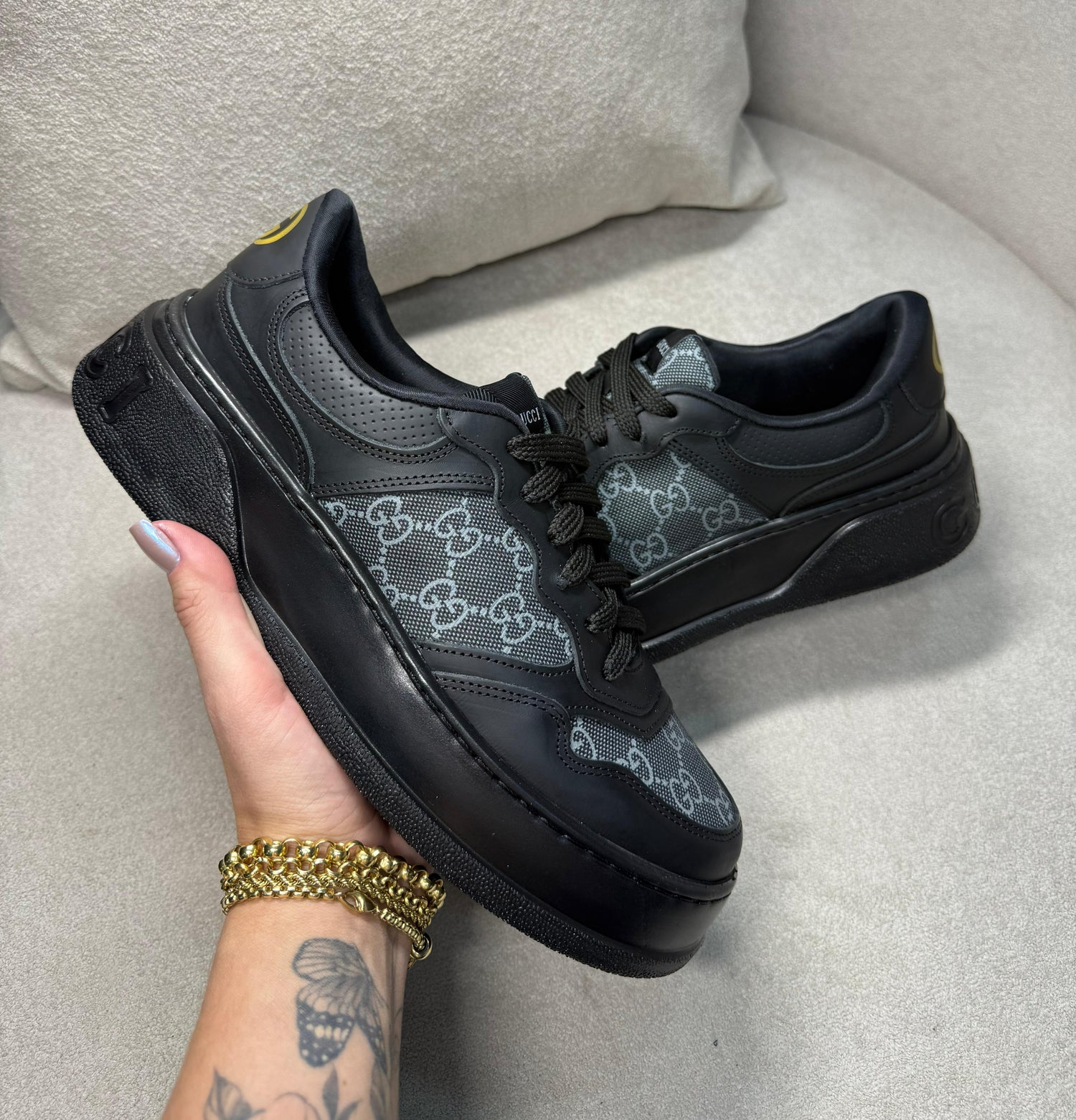 Gucci Preto/cinza