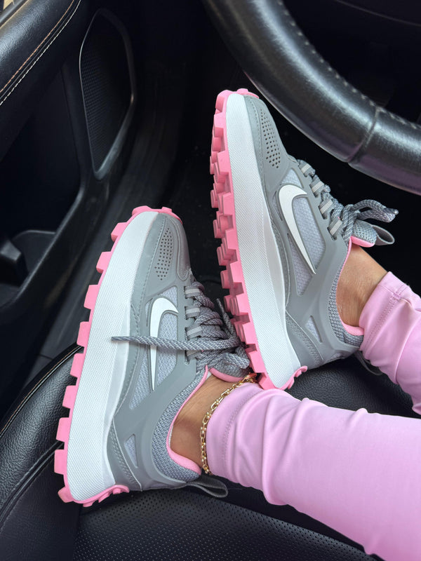 Nike Air Max Bailelli Cinza/Rosa